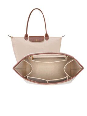 Womens Felt Purse Organizer Insert for Longchamp Le Pliage L Bag Handbag LUXURY